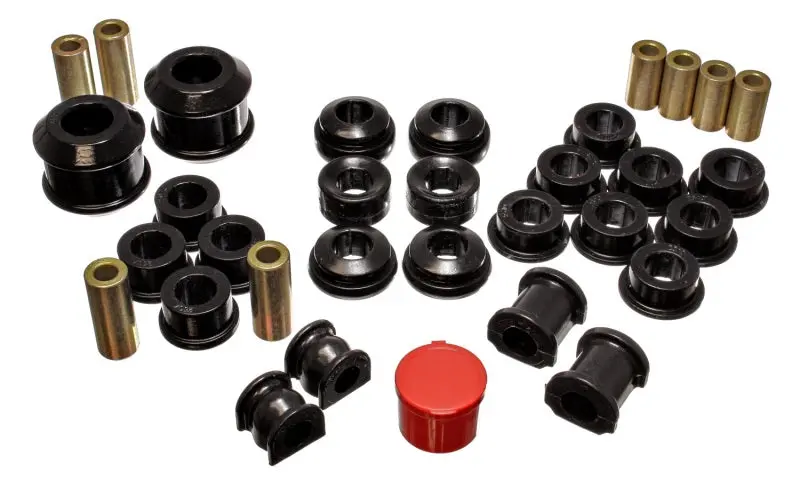 Energy Suspension 02-04 Acura Rsx (Includes Type S) Black Hyper-Flex Master Bushing Set 1