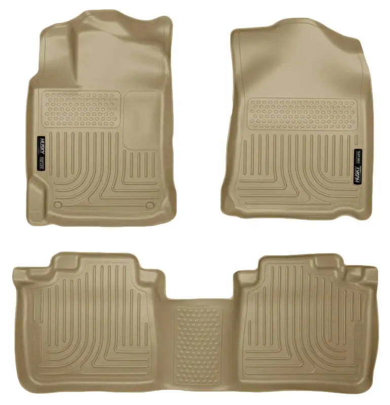 Husky Liners 10-13 Lexus Rx350/Rx450h Weatherbeater Tan Front & 2Nd Seat Floor Liners 1