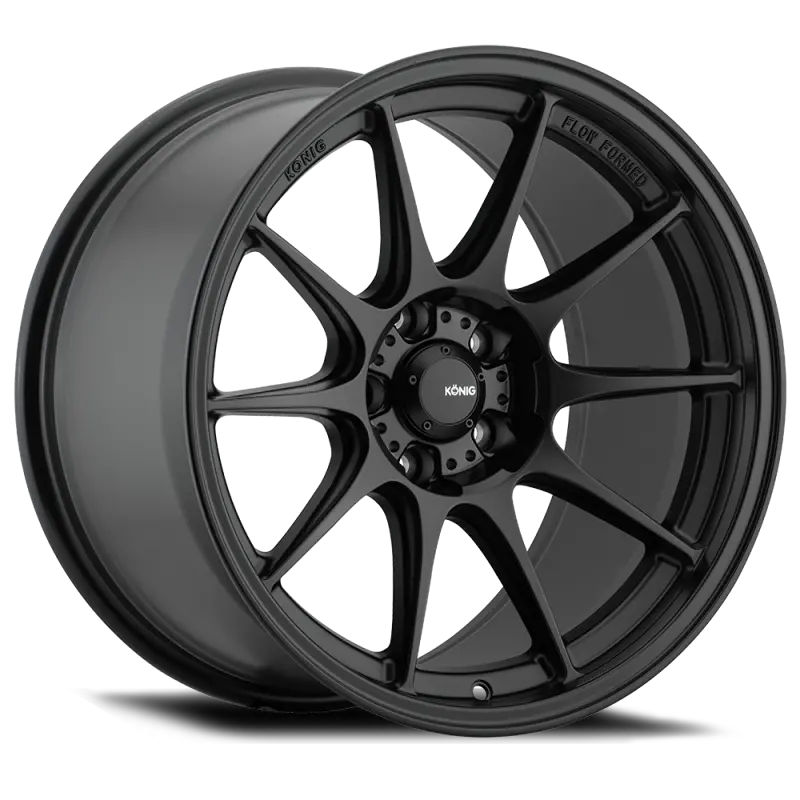 Konig Dekagram 15X8 4X100 Et25 Semi-Matte Black 1