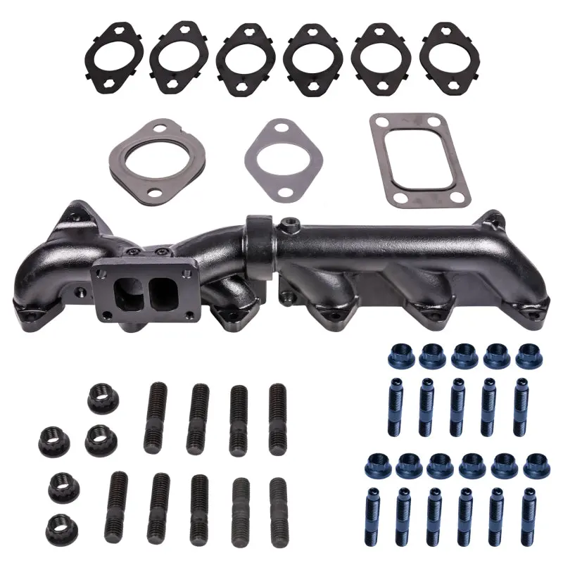 Ats Diesel 07-18 Dodge Cummins 6.7L Pulse Flow Exhaust Manifold Kit W/ Gaskets & Hardware 1