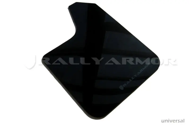 Rally Armor Universal Ur Black Mud Flap W/ Metallic Black Logo 2