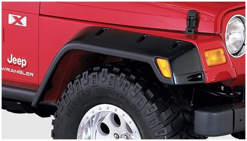 Bushwacker 97-06 Jeep Tj Max Pocket Style Flares 2Pc - Black 1