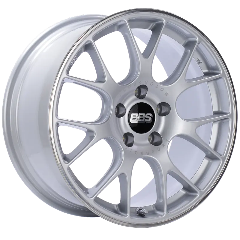 Bbs Ch-R 18X8.5 5X112 Et38 Brilliant Silver Polished Rim Protector Wheel -82Mm Pfs/Clip Required 1