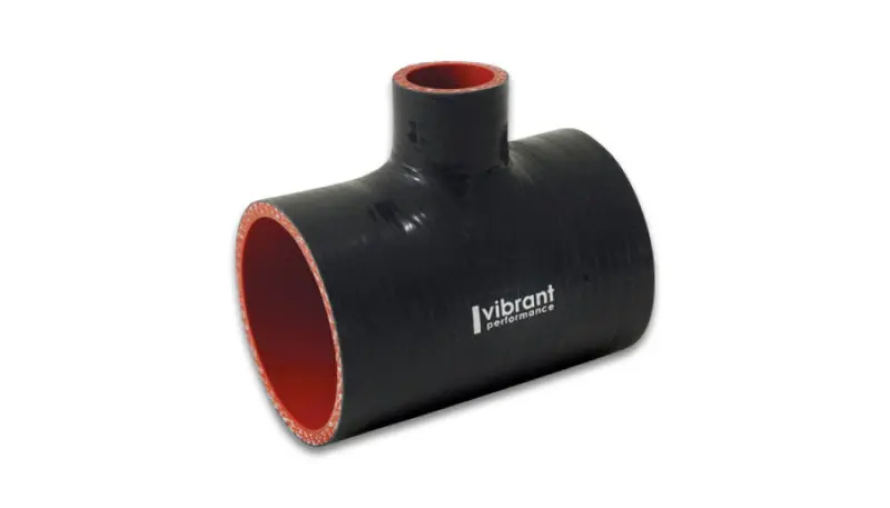 Vibrant Silicone T-Hose Coupler Hose Id 2.50In Overall Length 4In Branch Id 1.50In 2