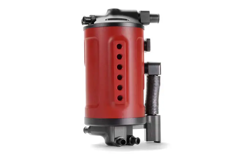 Perrin 20-25 Subaru Outback Xt & Legacy Xt / 19-25 Ascent Air Oil Separator - Red 1