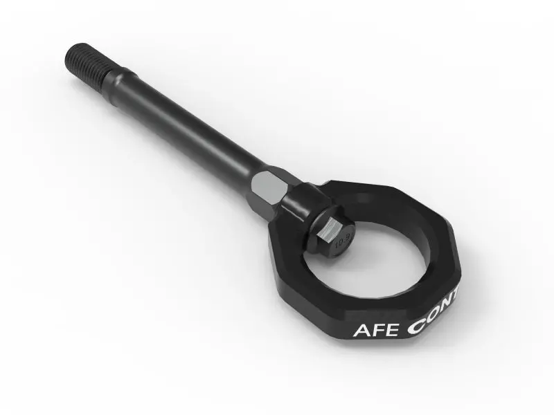 Afe 20-24 Chevrolet Corvette Control Front Tow Hook (Black) 1