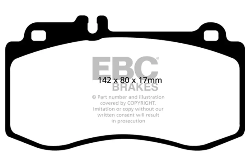 Ebc 10+ Mercedes-Benz E350 3.5 Amg Sport Package Yellowstuff Front Brake Pads 2