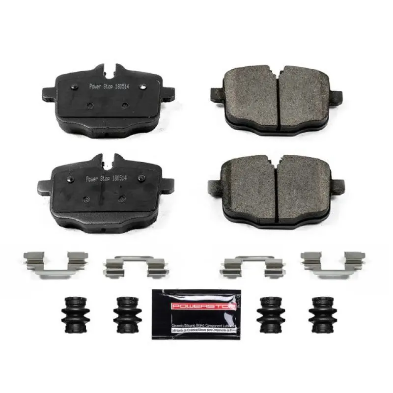 Power Stop 2017 Bmw 530I Rear Z23 Evolution Sport Brake Pads W/Hardware 1