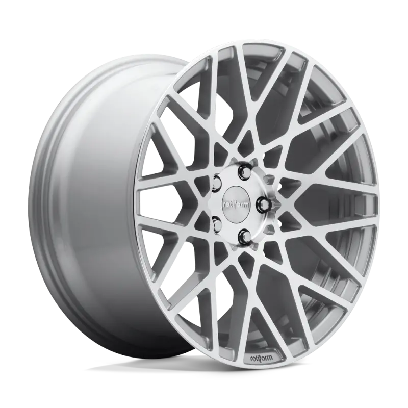 Rotiform R110 Blq Wheel 18X8.5 5X114.3 38 Offset - Gloss Silver Machined 1