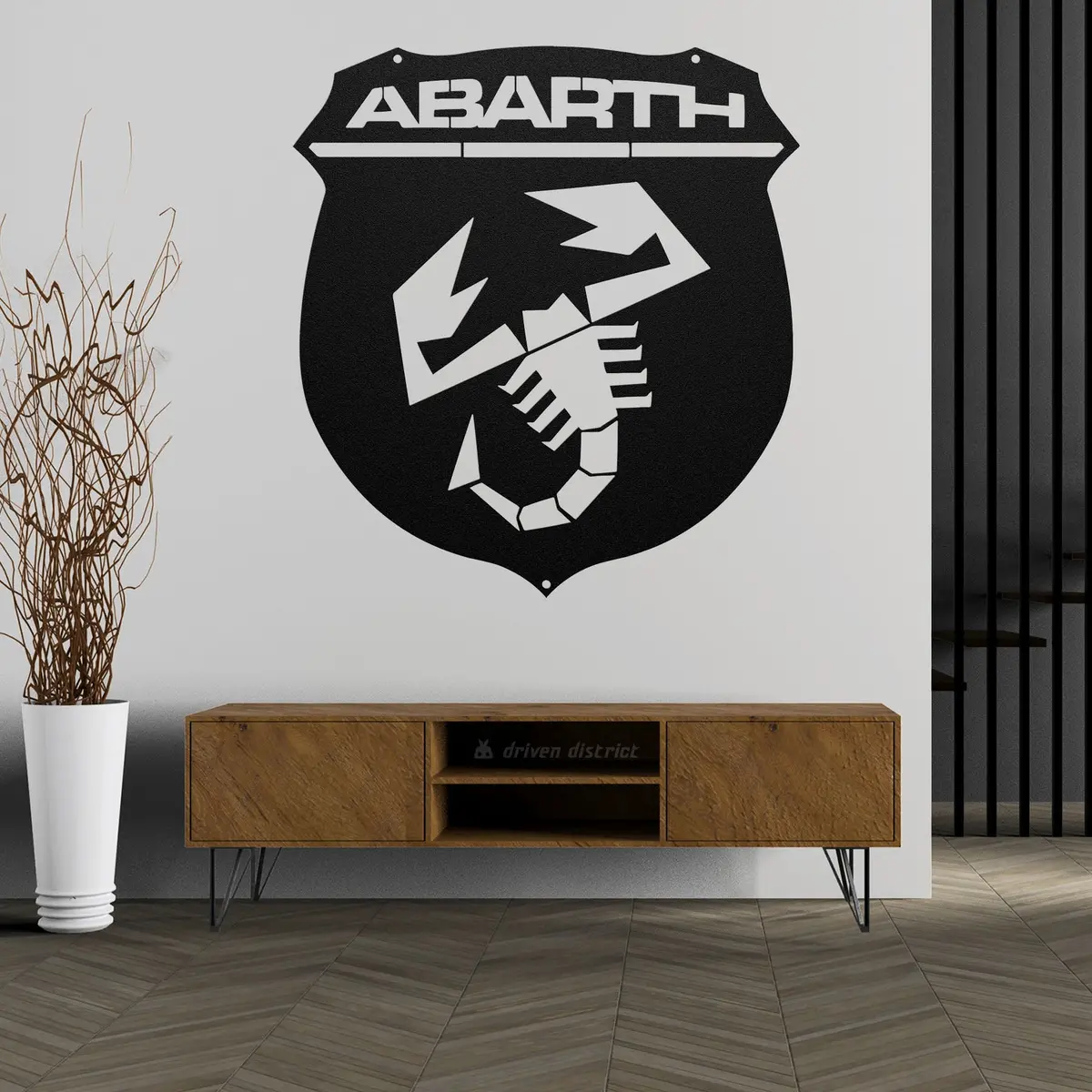 Abarth Metal Wall Art Sign 1