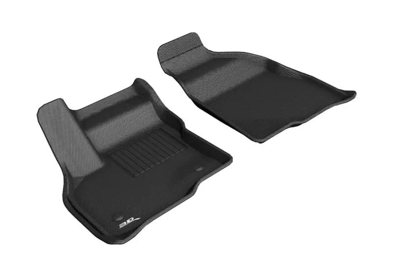 3D Maxpider 2017-2020 Chevrolet Bolt Ev Kagu 1St Row Floormat - Black 1