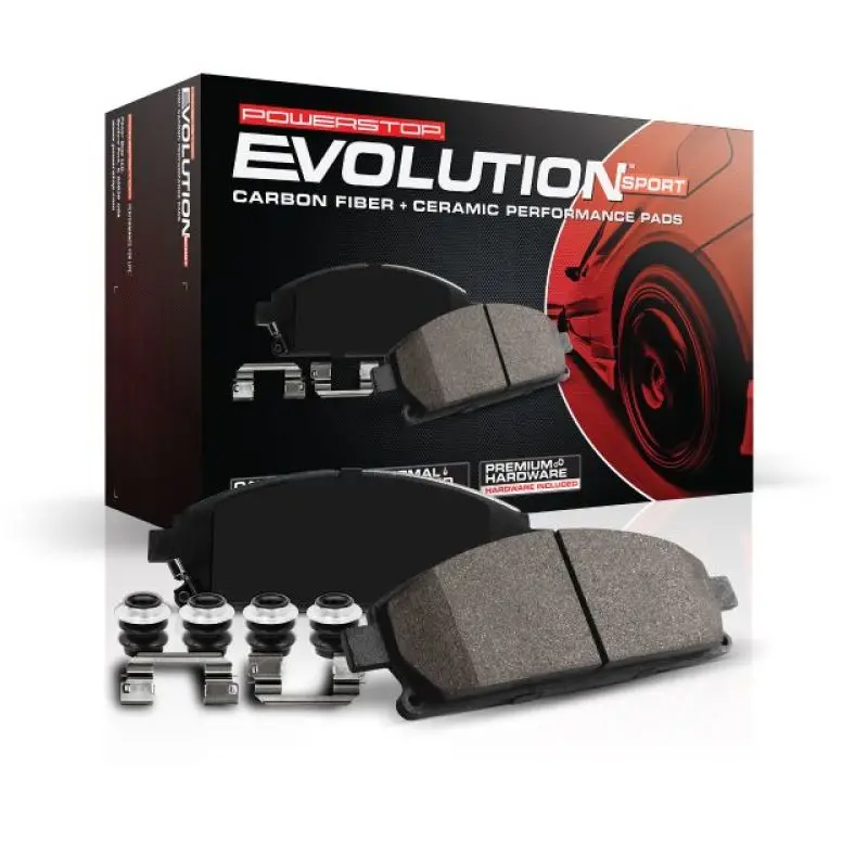 Power Stop 95-00 Lexus Ls400 Front Z23 Evolution Sport Brake Pads W/Hardware 2