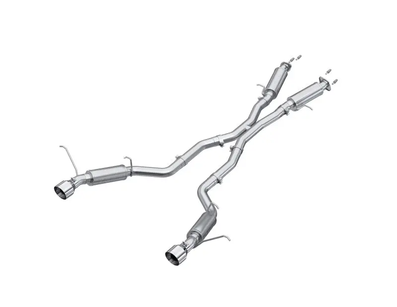 Mbrp 2012+ Jeep Grand Cherokee Srt 6.4L 3In Dual Rear Exit Aluminized Catback Exhaust - T304 Tips 2