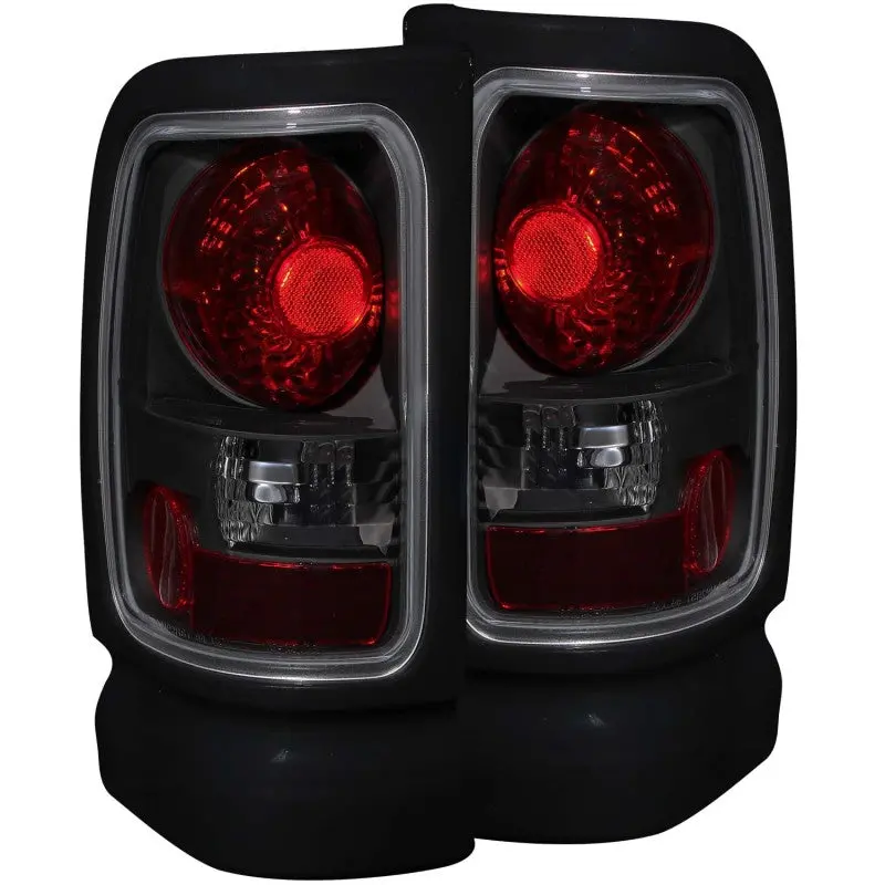 Anzo 1994-2001 Dodge Ram Taillights Dark Smoke 1