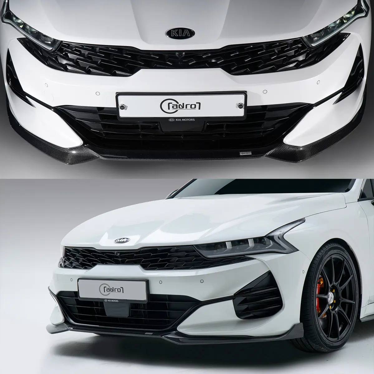Kia K5 Carbon Fiber Front Lip - Adro 1