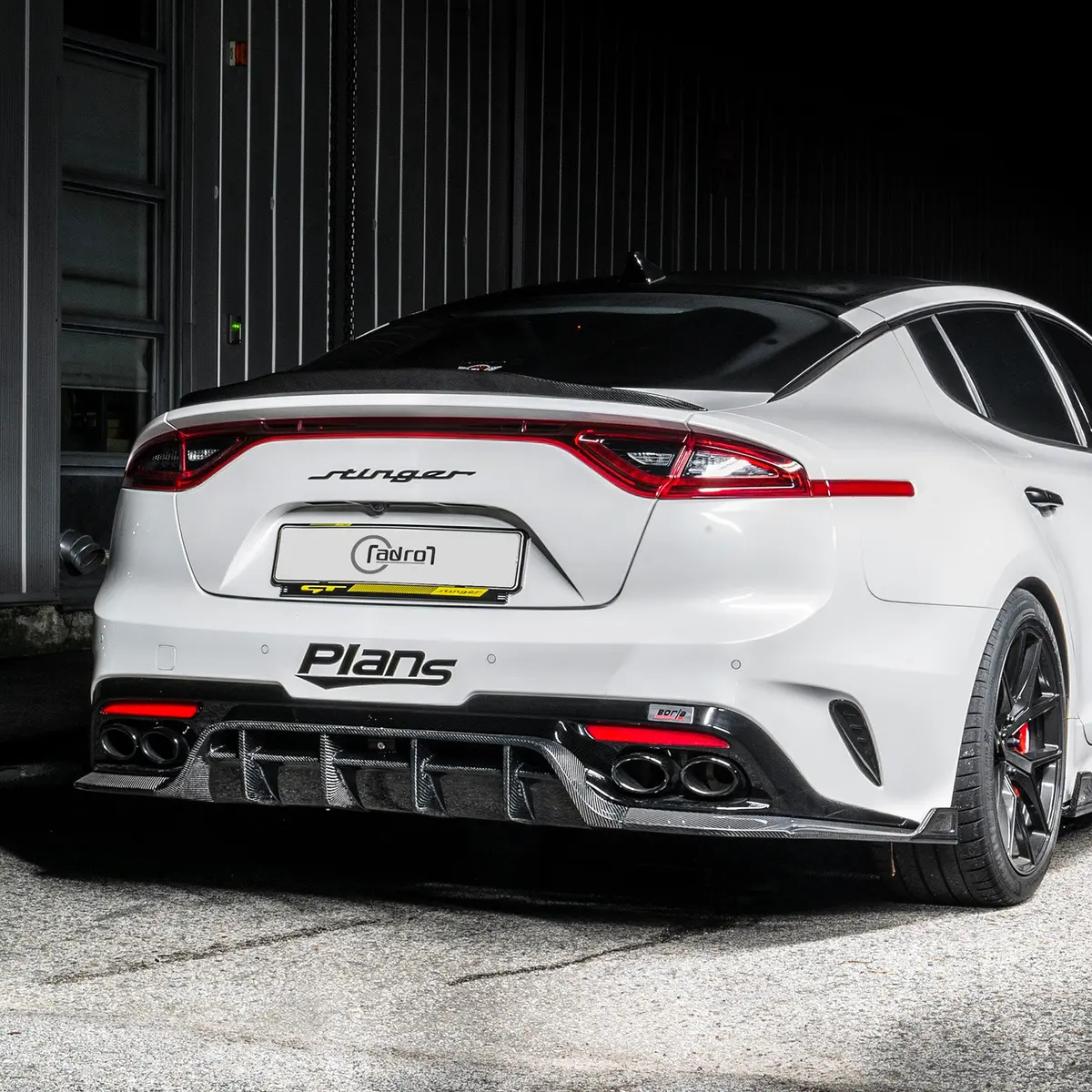 Kia Stinger Carbon Fiber Duckbill Spoiler V2 - Adro 1