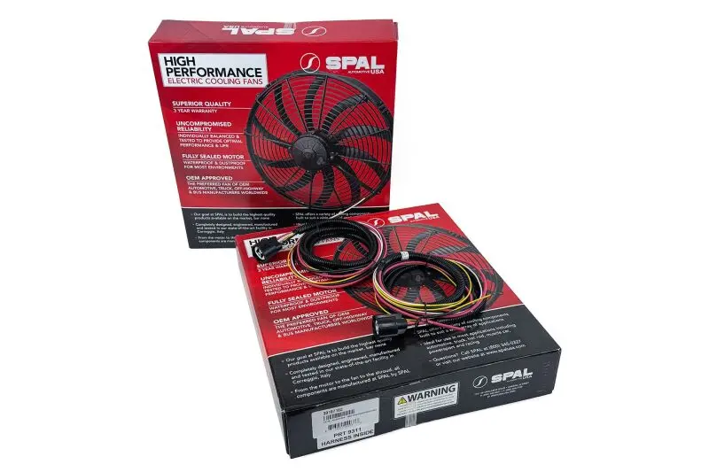 Csf Motorsport Radiator With Shroud - 14In Spal Brushless Fans - Harnesses 2