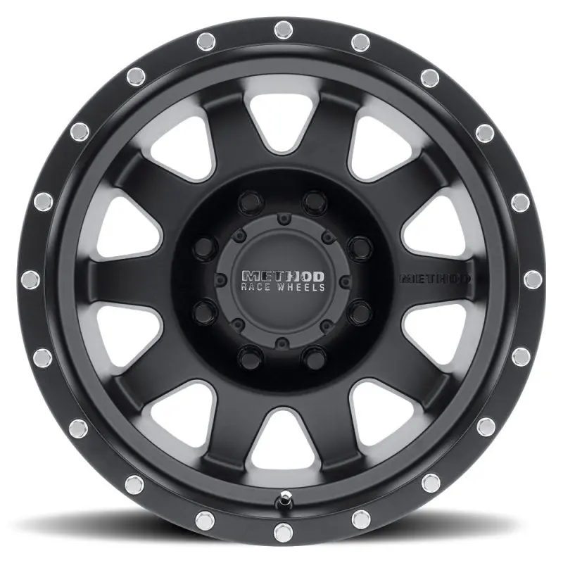 Method Mr301 The Standard 17X9 -12Mm Offset 8X6.5 130.81Mm Cb Matte Black Wheel 2