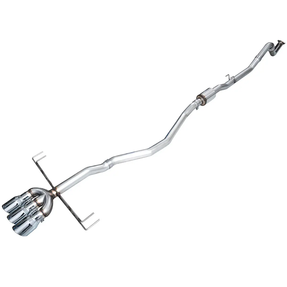 Awe Tuning 2024 Acura Integra Type S De5 Fwd Track Edition Exhaust W/ Triple Chrome Silver Tips 1