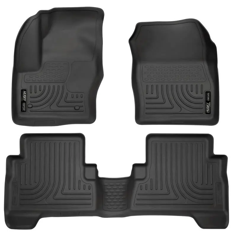 Husky Liners 2013 Ford Escape Weatherbeater Combo Black Floor Liners 1