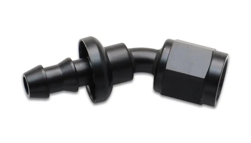 Vibrant Push-On 30 Degree Hose End Elbow Fitting Size -8An 1