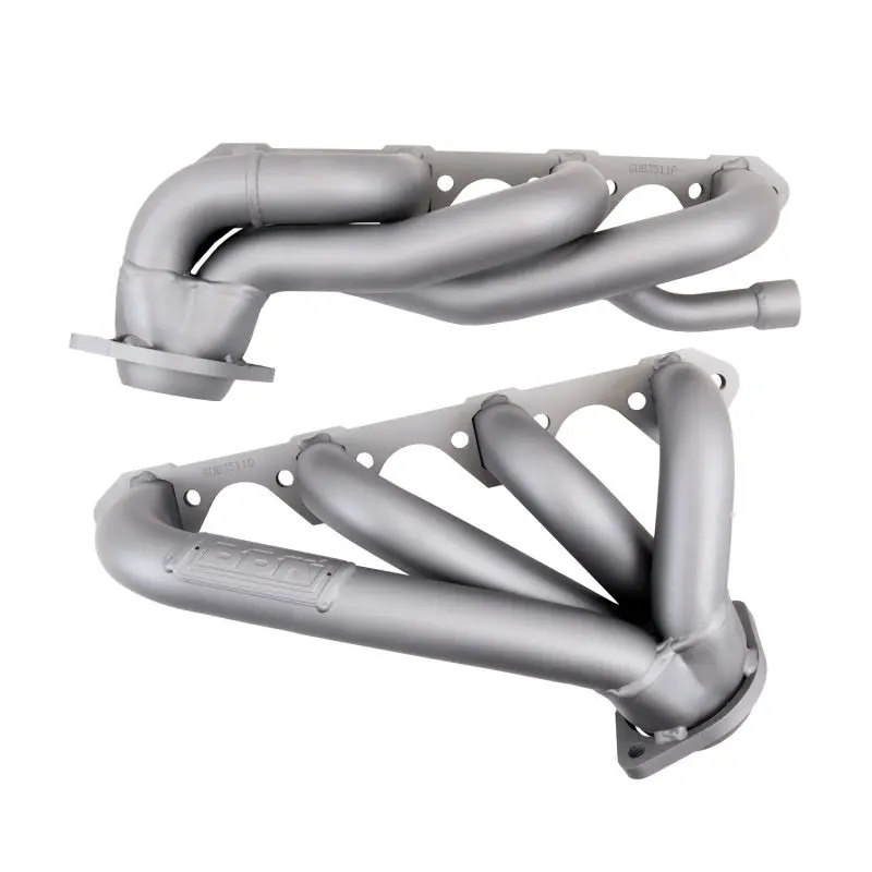 Bbk 87-95 Ford F150 Truck 5.8 351 Shorty Unequal Length Exhaust Headers - 1-5/8 Titanium Ceramic 2