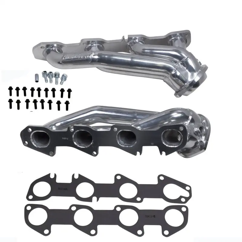 Bbk 09-20 Dodge Challenger Hemi 5.7L Shorty Tuned Length Exhaust Headers - 1-3/4In Silver Ceramic 1