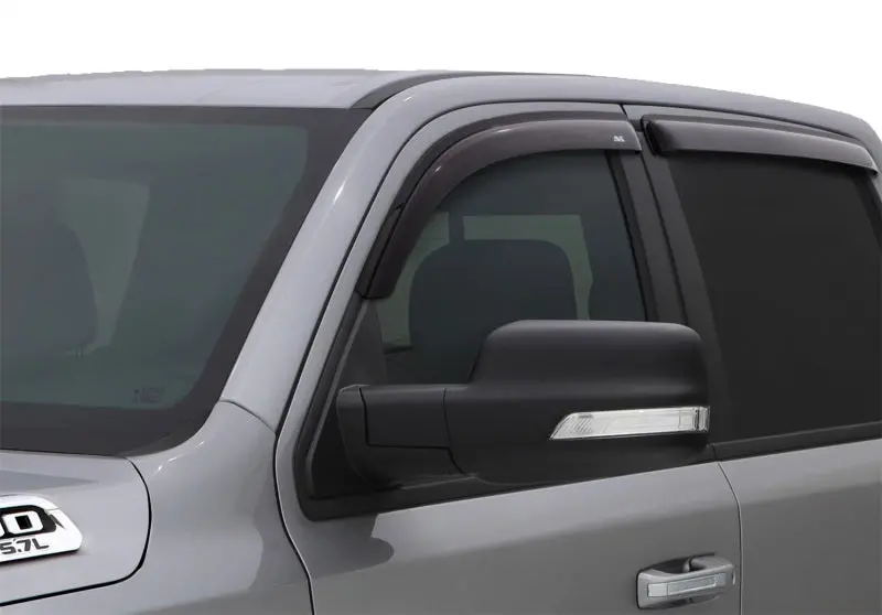 Avs 2019 Ram Quad Cab Ventvisor Outside Mount Window Deflectors 4Pc - Smoke 2