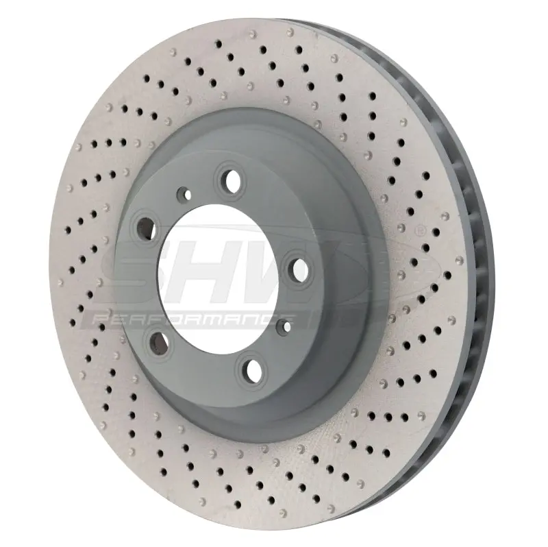 Shw 15-16 Porsche 911 Carrera 4 Gts W/O Ceramics Right Front Drill-Dimp Mb Brake Rotor (99135140401) 1