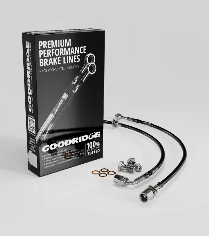 Goodridge 2016+ Ford Focus Stainless Steel Front Brake Lines 2