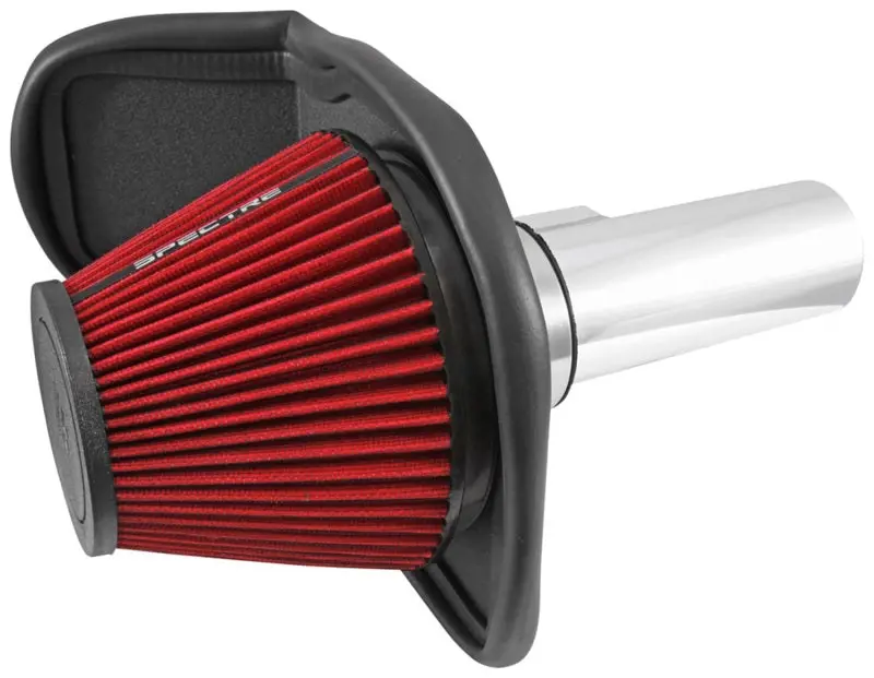 Spectre 11-15 Chevy Cruze 1.4L Air Intake Kit - Polished W/Red Filter 1