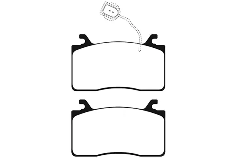 Ebc 2016+ Alfa Romeo Guilia 2.0T Greenstuff Front Brake Pads 2