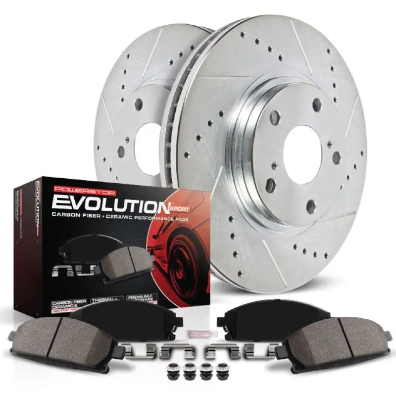 Power Stop 03-12 Infiniti Fx35 Rear Z23 Evolution Sport Brake Kit 2