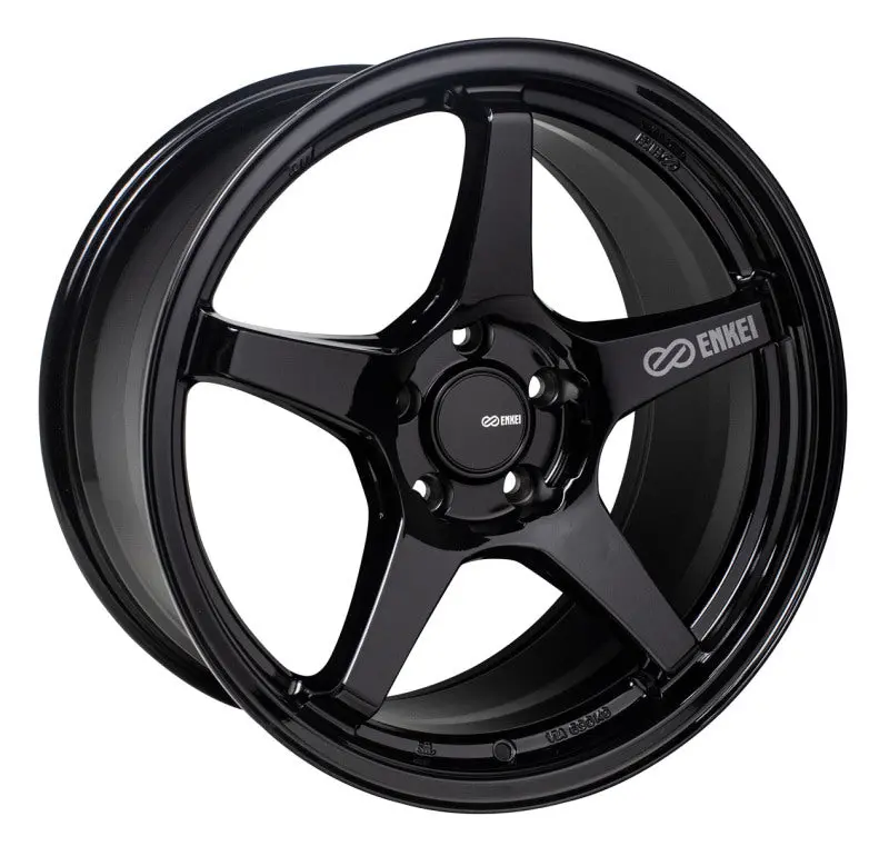 Enkei Ts-5 18X8 5X114.3 40Mm Offset 72.6Mm Bore Gloss Black 1