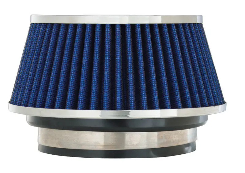 Spectre Adjustable Conical Air Filter 2-1/2In. Tall (Fits 3In. / 3-1/2In. / 4In. Tubes) - Blue 2