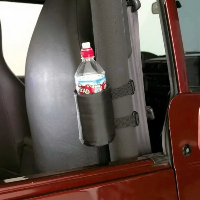 Rampage 1999-2019 Universal Roll Bar Drink Cup Holders - Black 1