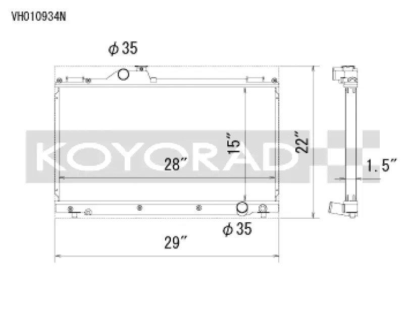 Koyorad 01-05 Lexus Is300 (W/ Manual Transmission) Racing Radiator 1