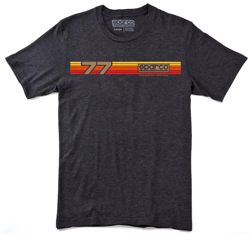 Sparco T-Shirt Rally Tri Charcoal Large 1
