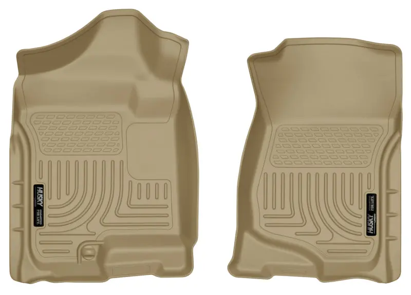 Husky Liners 07-14 Cadillac Escalade Esv/Ext Weatherbeater Tan Front Floor Liners 1