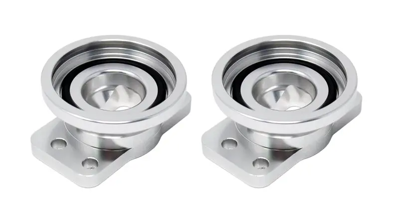 Torque Solution Dual Hks Blow Off Valve Adapter 2018+ Kia Stinger 3.3T 1