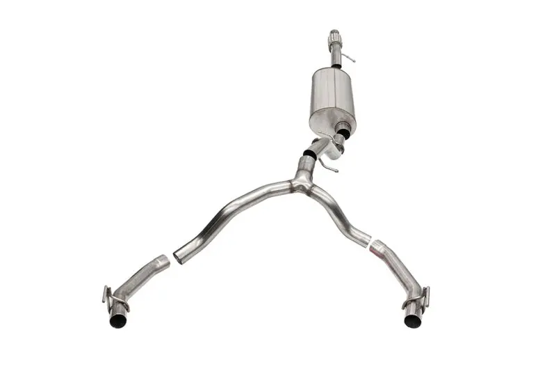 Corsa 21-25 Cadillac Escalade 6.2L Dual Rear 3.5/2.75In Sport Cat-Back Exhaust Uses Factory Bezels 1