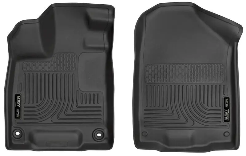 Husky Liners 2016 Honda Pilot Weatherbeater Front Black Floor Liners 1