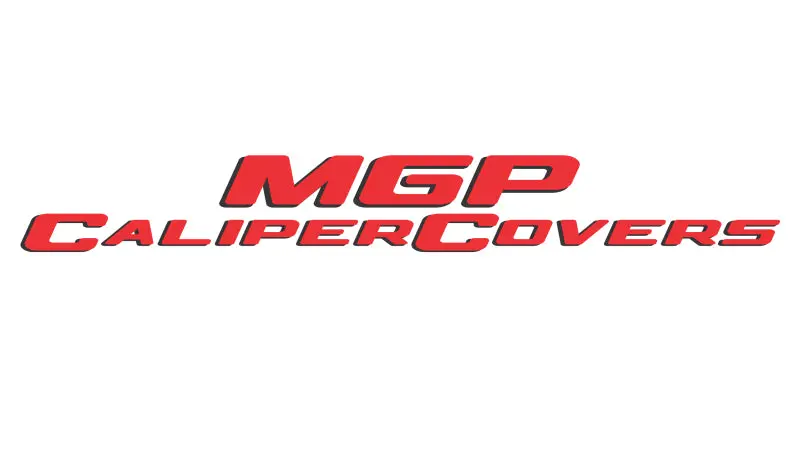 Mgp 4 Caliper Covers Engraved Front Mustang Engraved Rear S197/Gt Black Finish Silver Ch 1