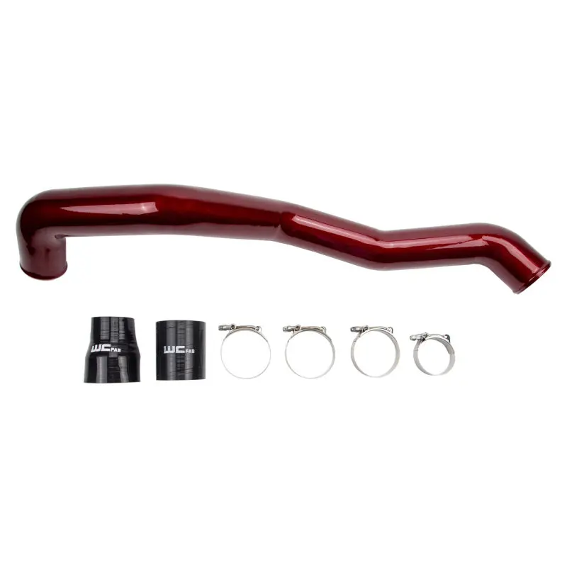 Wehrli 11-16 Chevrolet 6.6L Lml Duramax Driver Side 3In Intercooler Pipe - Gloss White 1