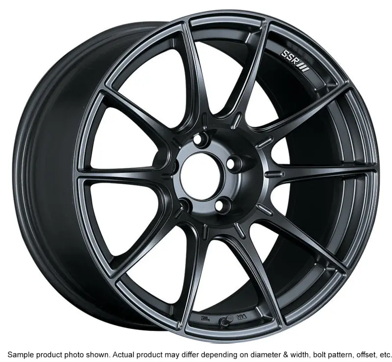 Ssr Gtx01 18X10.5 5X114.3 22Mm Offset Flat Black Wheel G35 / 350Z / 370Z 1