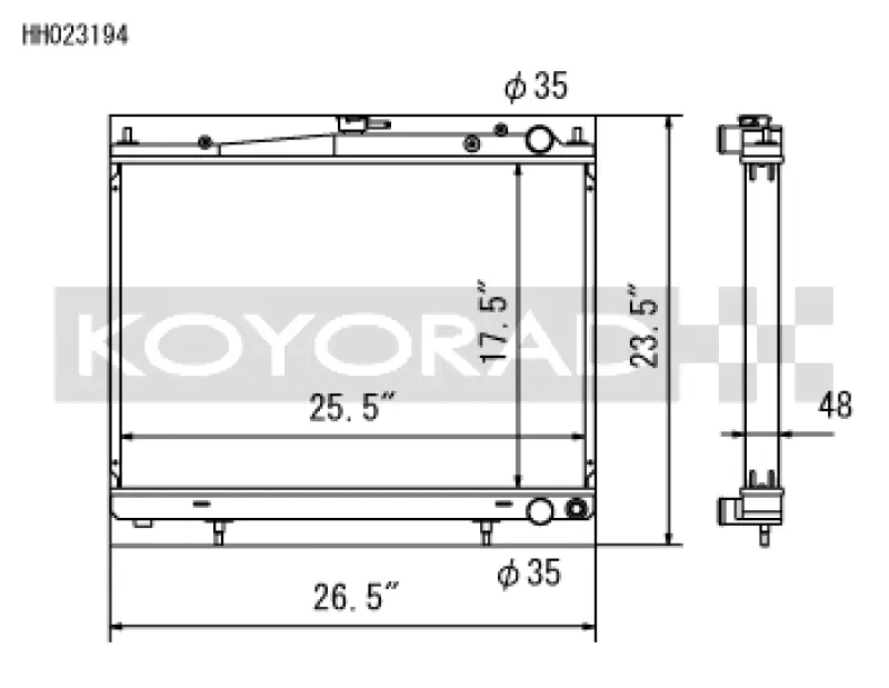 Koyo 00-02 Nissan Skyline Gtr 2.6L Turbo Racing Radiator 1
