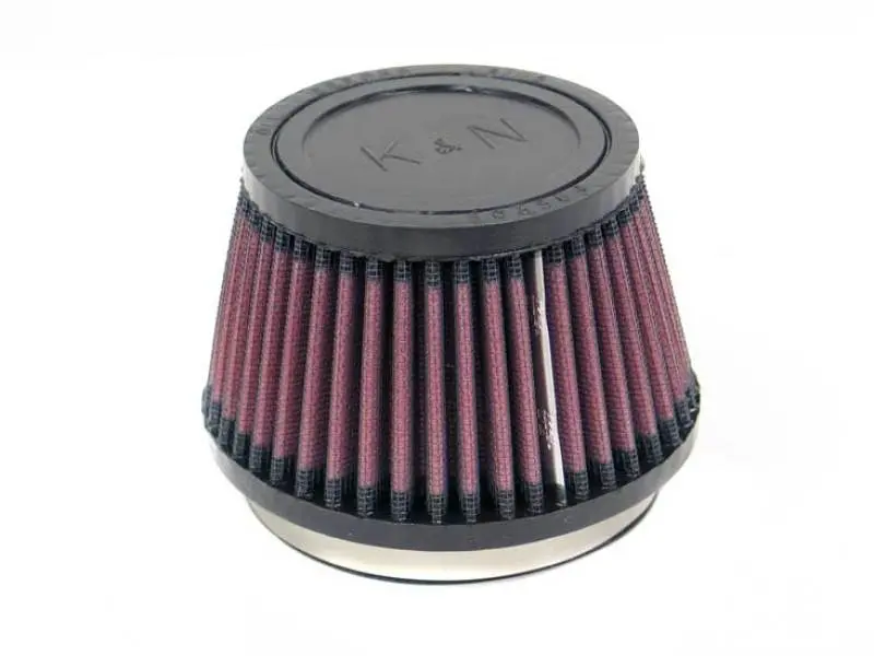 K&N Filter Universal Rubber Filter 3 1/2 Inch Flange 4 5/8 Inch Base 3 1/2 Inch Top 3 Inch Height 1