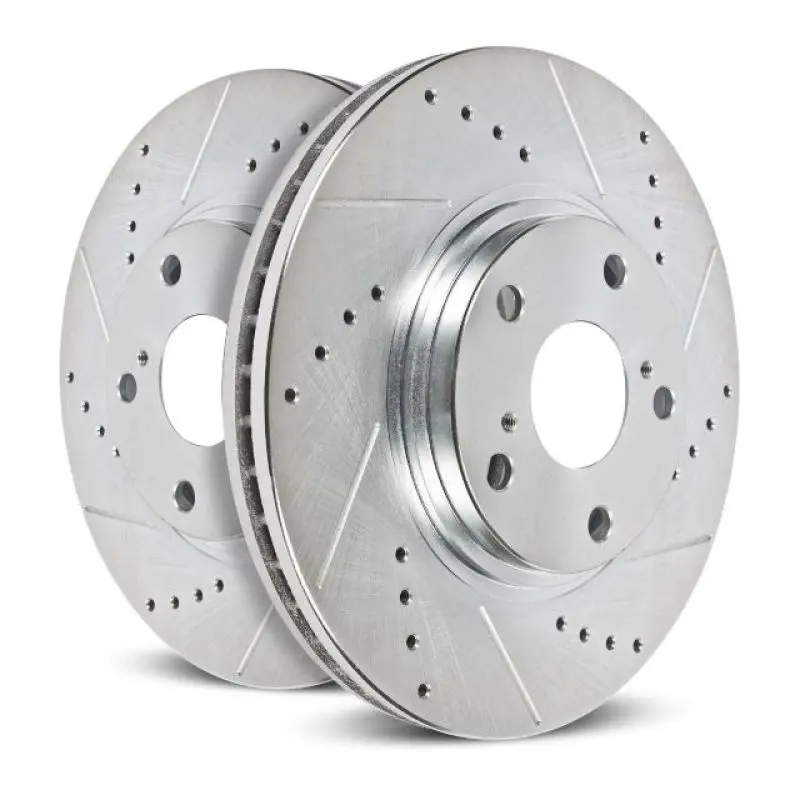 Power Stop 15-20 Dodge Charger Front Left Evolution Drilled & Slotted Rotor 1
