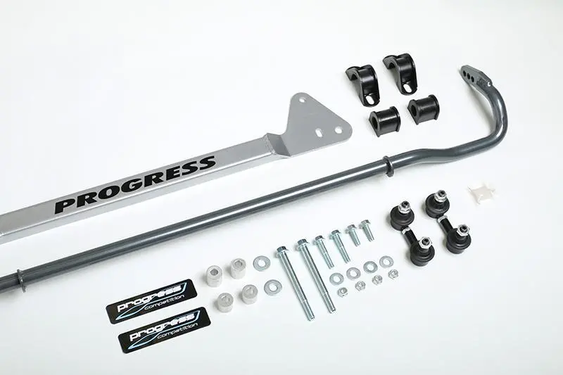 Progress Tech 92-95 Honda Civic Rear Sway Bar (22Mm - Adjustable) Incl Bar Brace And Adj End Links 1