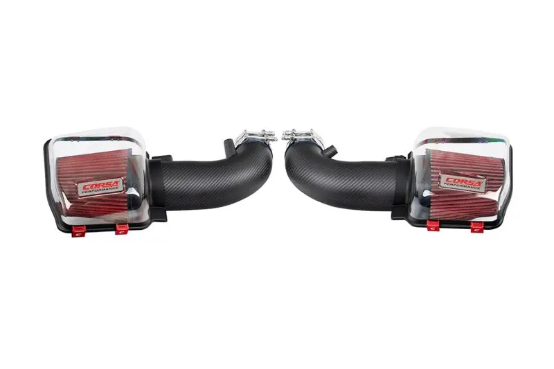 Corsa 24-25 Ford Mustang Gt 5.0L V8 Cold Air Intake With Drytech Air Filters - Glossy 1